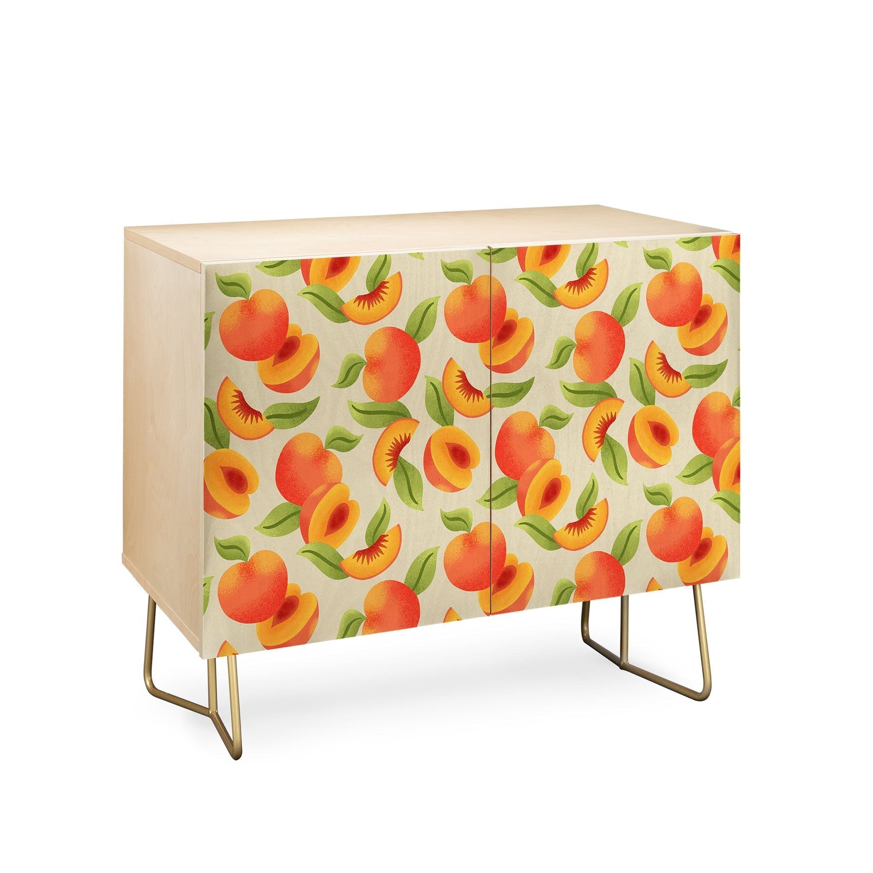 Jessica Molina Peach Pattern Credenza