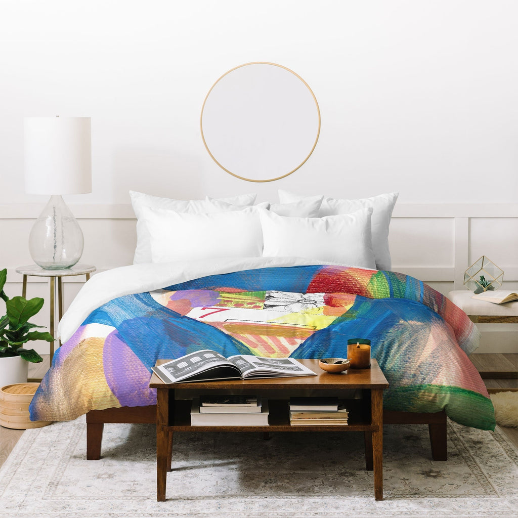 Natalie Baca Lucky in Love Duvet Cover