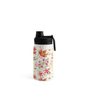 Ninola Design Botanic Retreat Lily Lush Floral Orange Green Water Bottle
