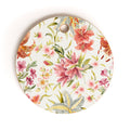 Ninola Design Botanic Retreat Lily Lush Floral Orange Green Cutting Board Round