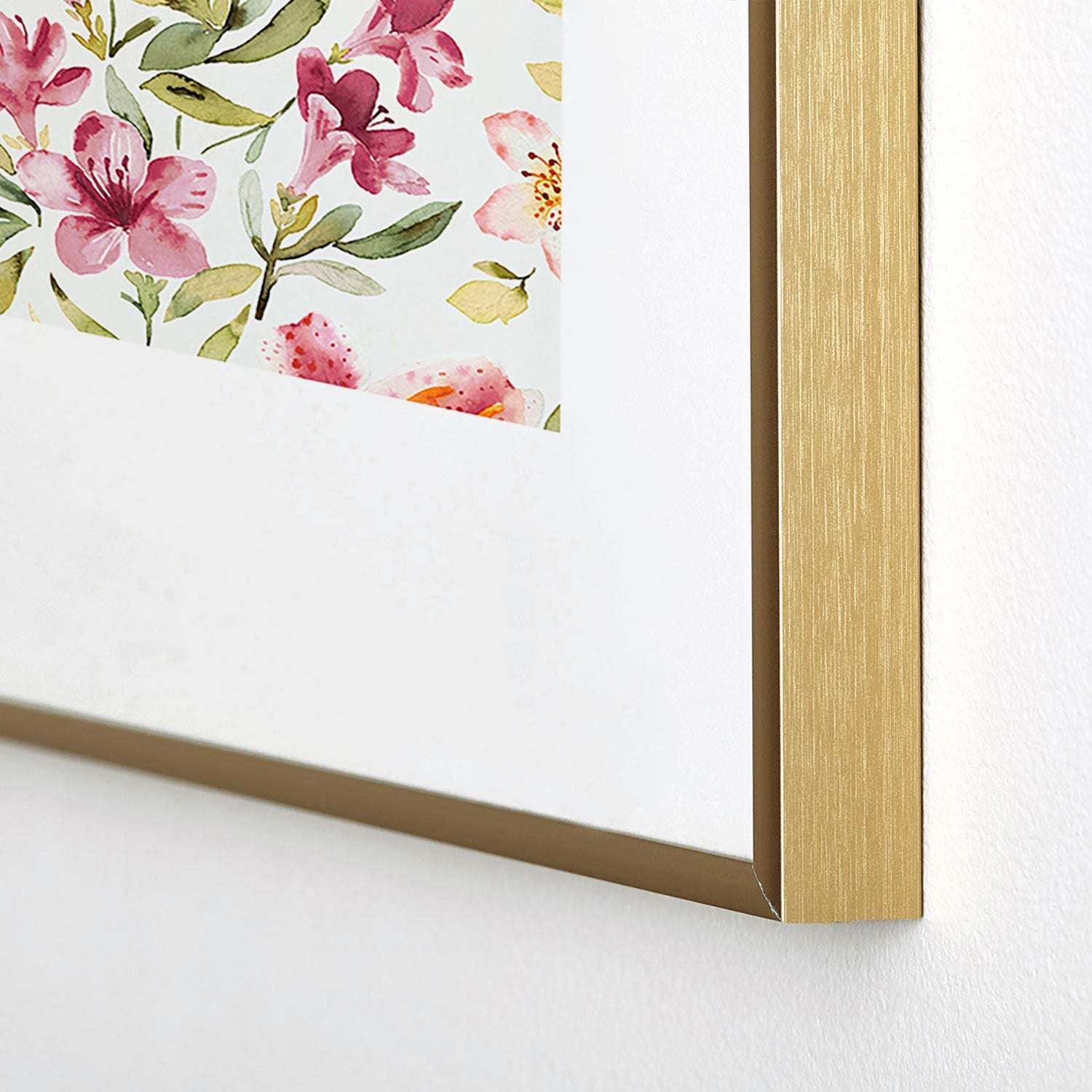 Ninola Design Botanic Retreat Lily Lush Floral Orange Green Metal Framed Art Print