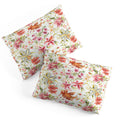 Ninola Design Botanic Retreat Lily Lush Floral Orange Green Pillow Shams