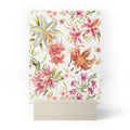 Ninola Design Botanic Retreat Lily Lush Floral Orange Green Mini Art Print