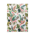 Ninola Design Botanic Retreat Tropical Leaves Flowers Pink Green Poster