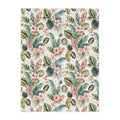 Ninola Design Botanic Retreat Tropical Leaves Flowers Pink Green Puzzle