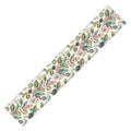 Ninola Design Botanic Retreat Tropical Leaves Flowers Pink Green Table Runner