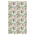 Ninola Design Botanic Retreat Tropical Leaves Flowers Pink Green Tablecloth