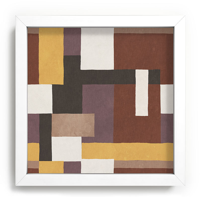 Ninola Design Everyday Artifact Modern Color Block Texture Earthy Recessed Framing Square