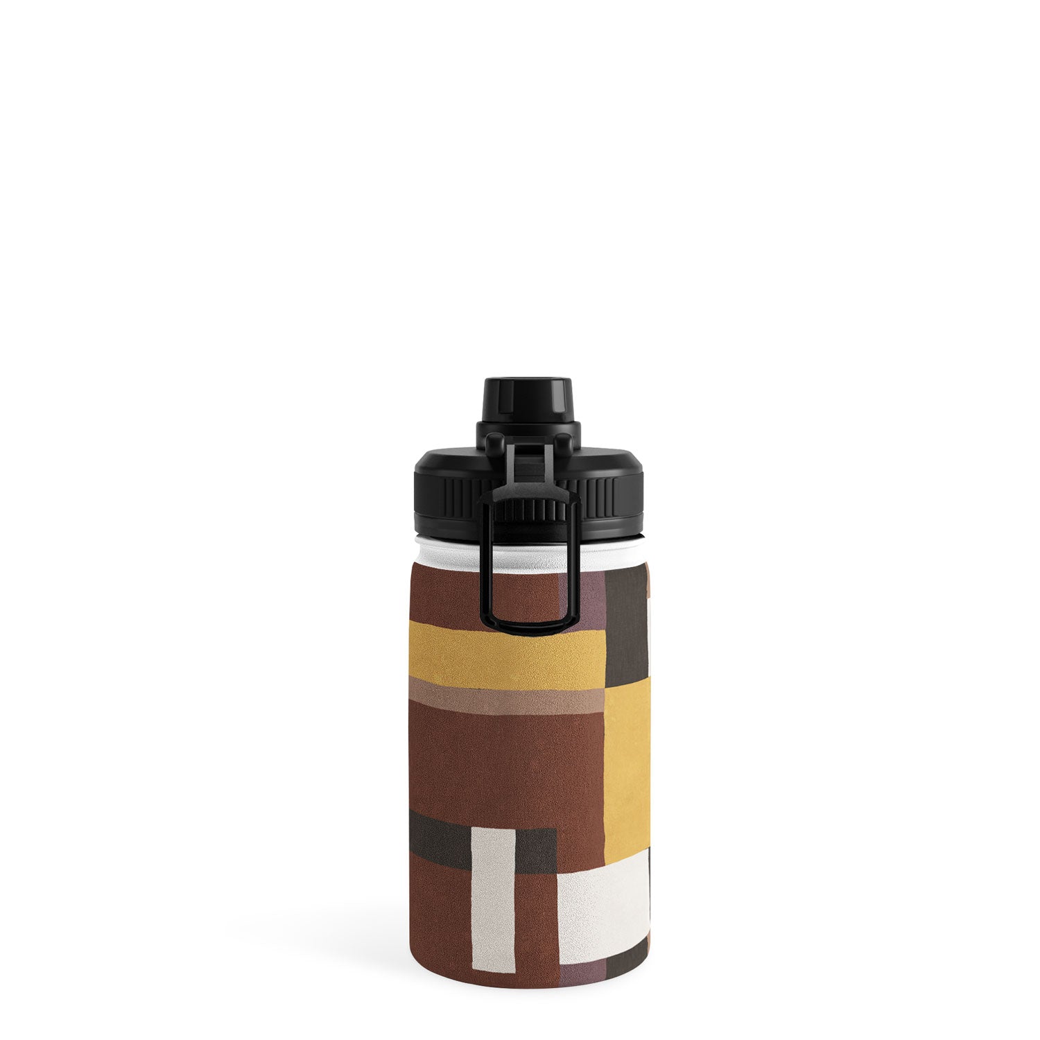Ninola Design Everyday Artifact Modern Color Block Texture Earthy Water Bottle