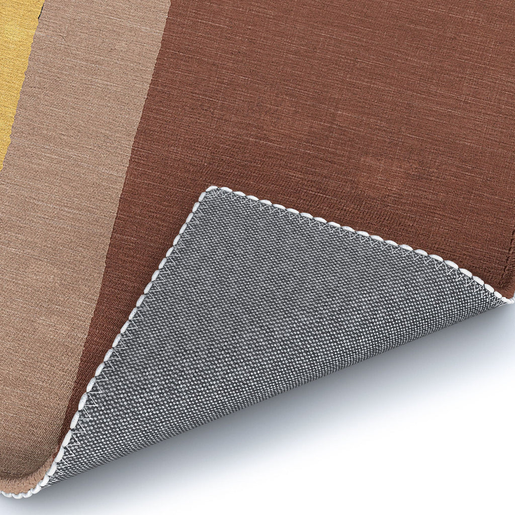 Ninola Design Everyday Artifact Modern Color Block Texture Earthy Area Rug