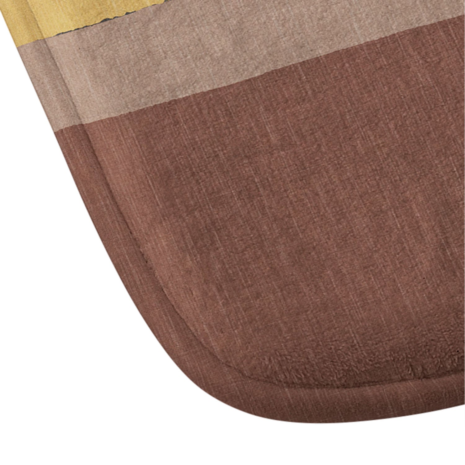 Ninola Design Everyday Artifact Modern Color Block Texture Earthy Memory Foam Bath Mat