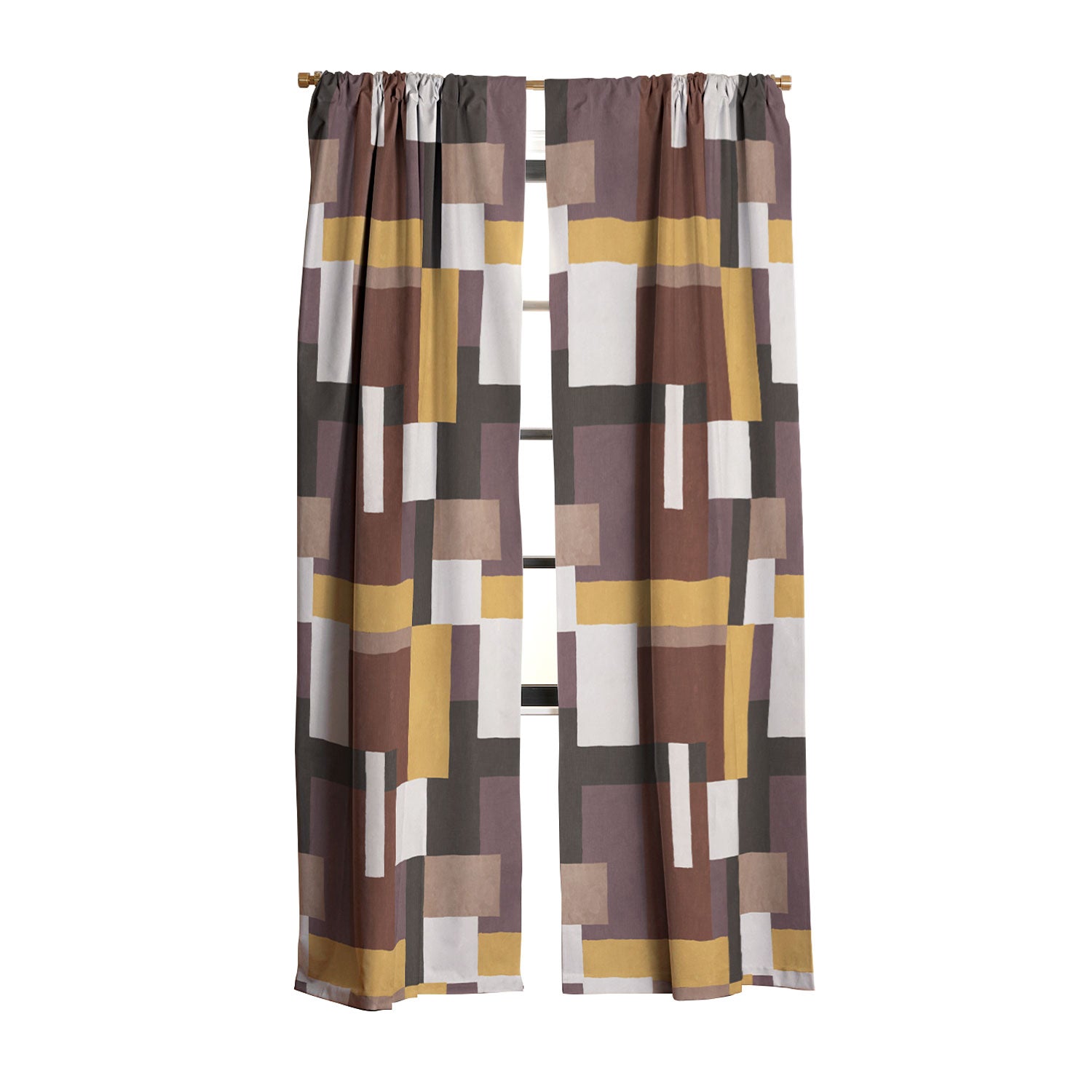 Ninola Design Everyday Artifact Modern Color Block Texture Earthy Blackout Non Repeat