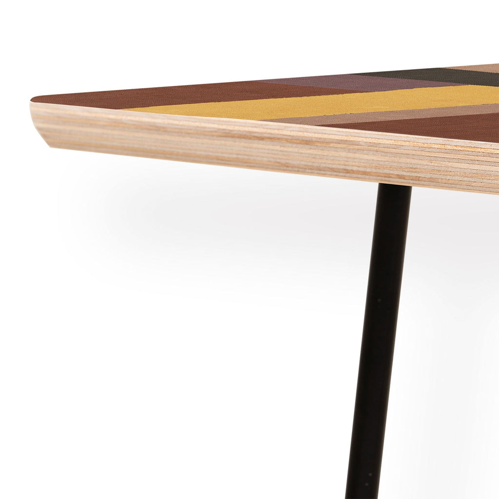 Ninola Design Everyday Artifact Modern Color Block Texture Earthy Coffee Table