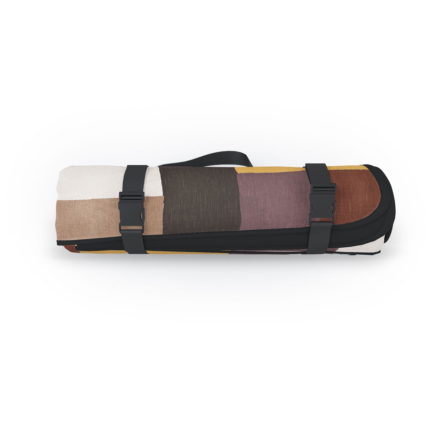Ninola Design Everyday Artifact Modern Color Block Texture Earthy Picnic Blanket