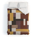 Ninola Design Everyday Artifact Modern Color Block Texture Earthy Duvet Cover