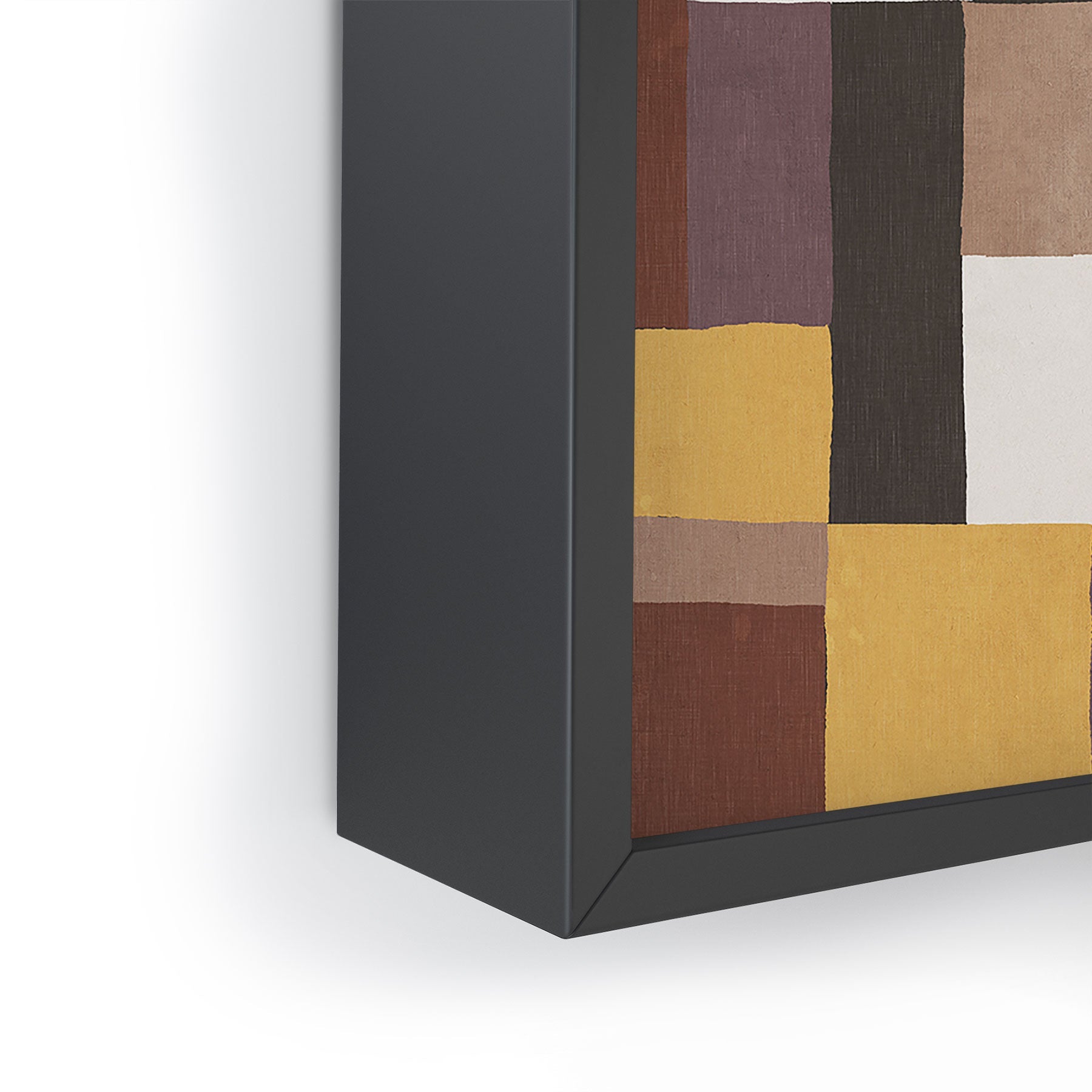 Ninola Design Everyday Artifact Modern Color Block Texture Earthy Framed Mini Art Print