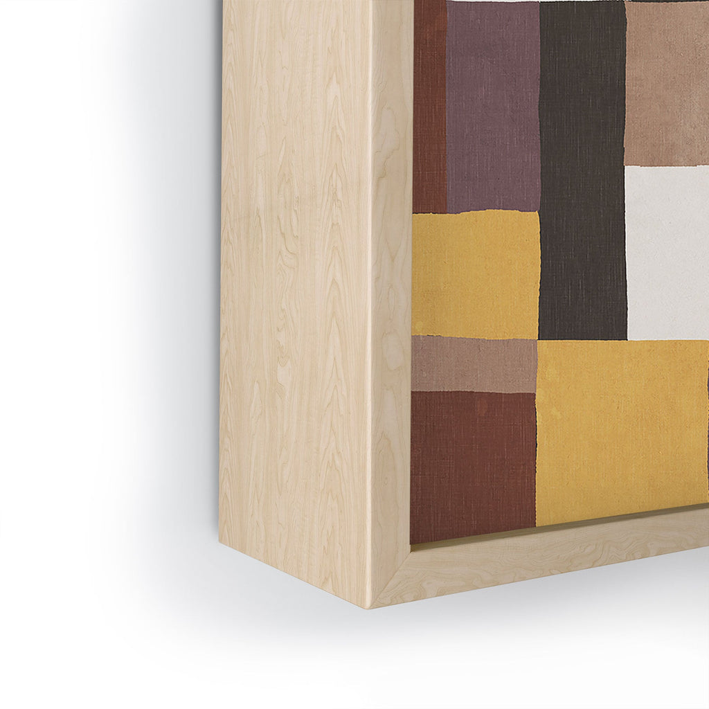 Ninola Design Everyday Artifact Modern Color Block Texture Earthy Framed Mini Art Print