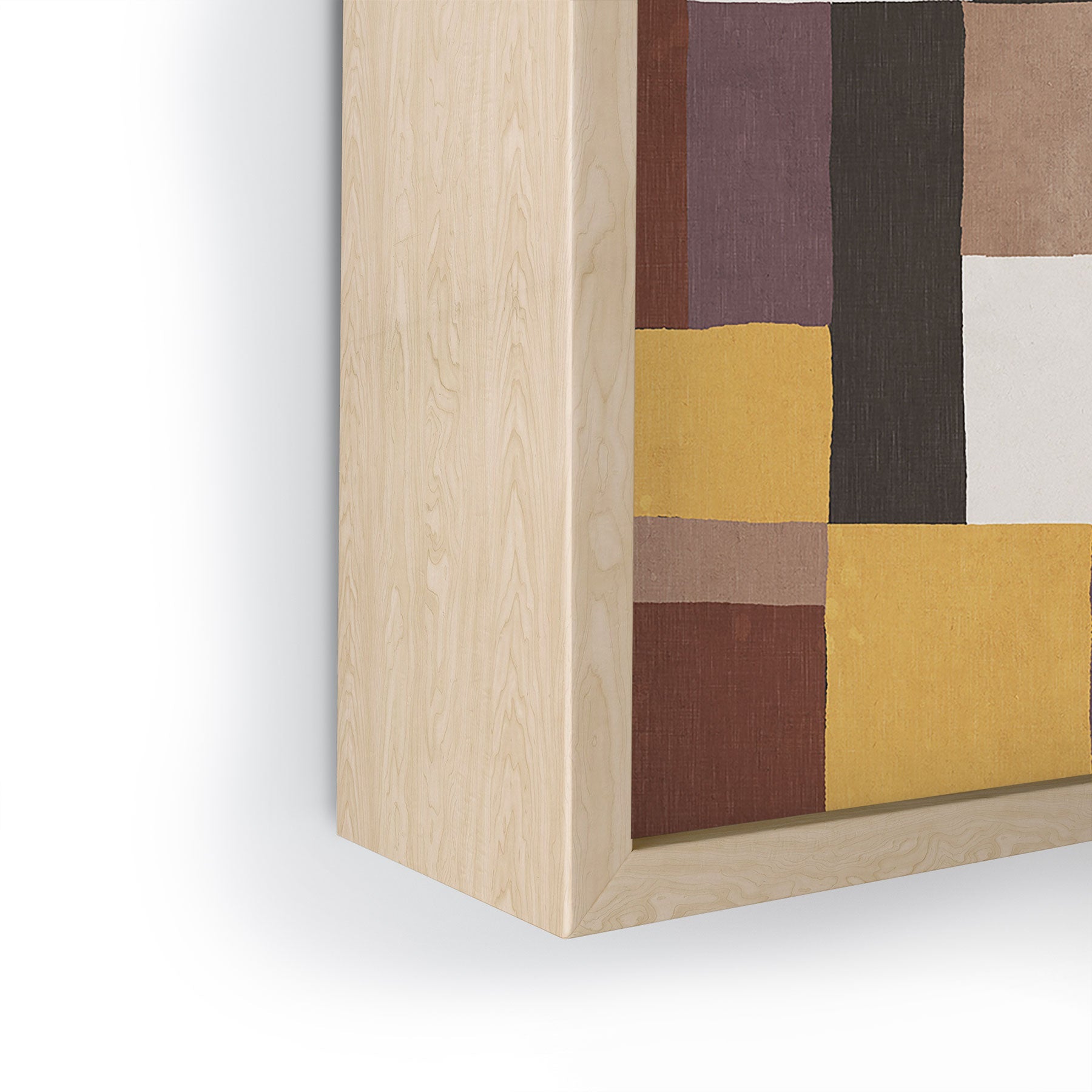 Ninola Design Everyday Artifact Modern Color Block Texture Earthy Framed Mini Art Print