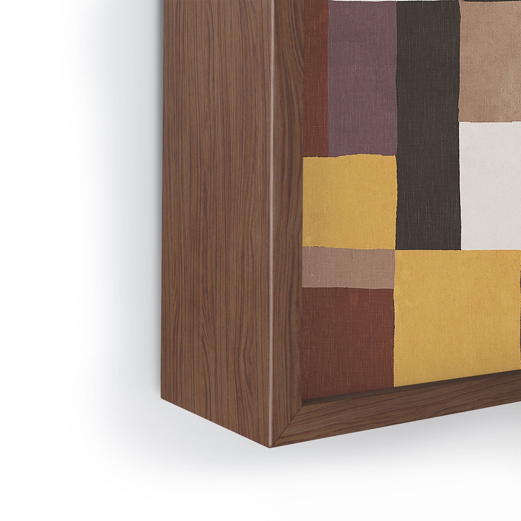 Ninola Design Everyday Artifact Modern Color Block Texture Earthy Framed Mini Art Print