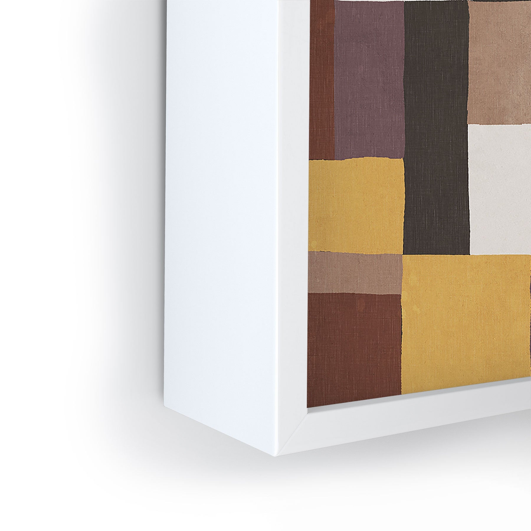 Ninola Design Everyday Artifact Modern Color Block Texture Earthy Framed Mini Art Print
