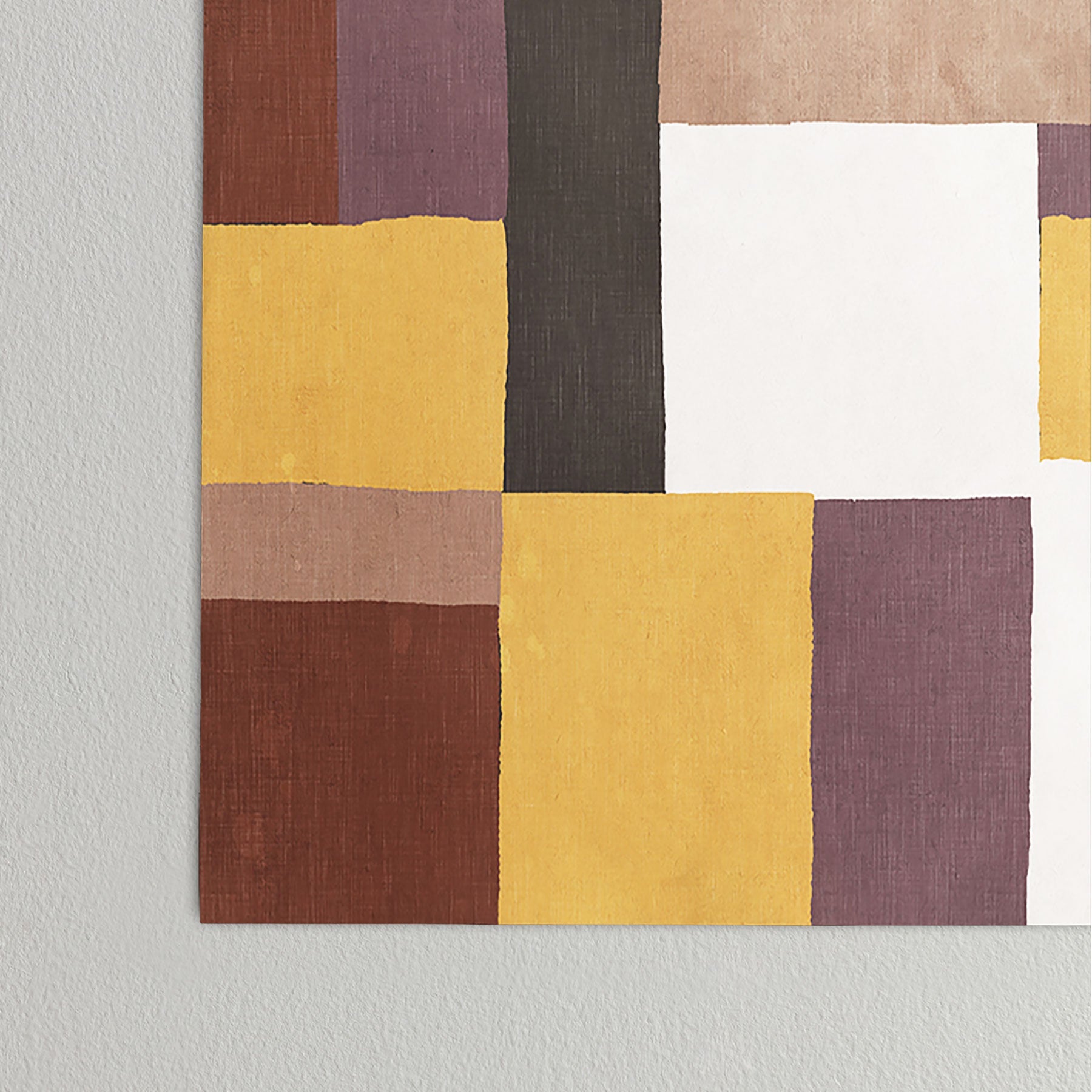 Ninola Design Everyday Artifact Modern Color Block Texture Earthy Poster