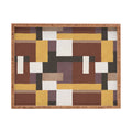 Ninola Design Everyday Artifact Modern Color Block Texture Earthy Rectangular Tray
