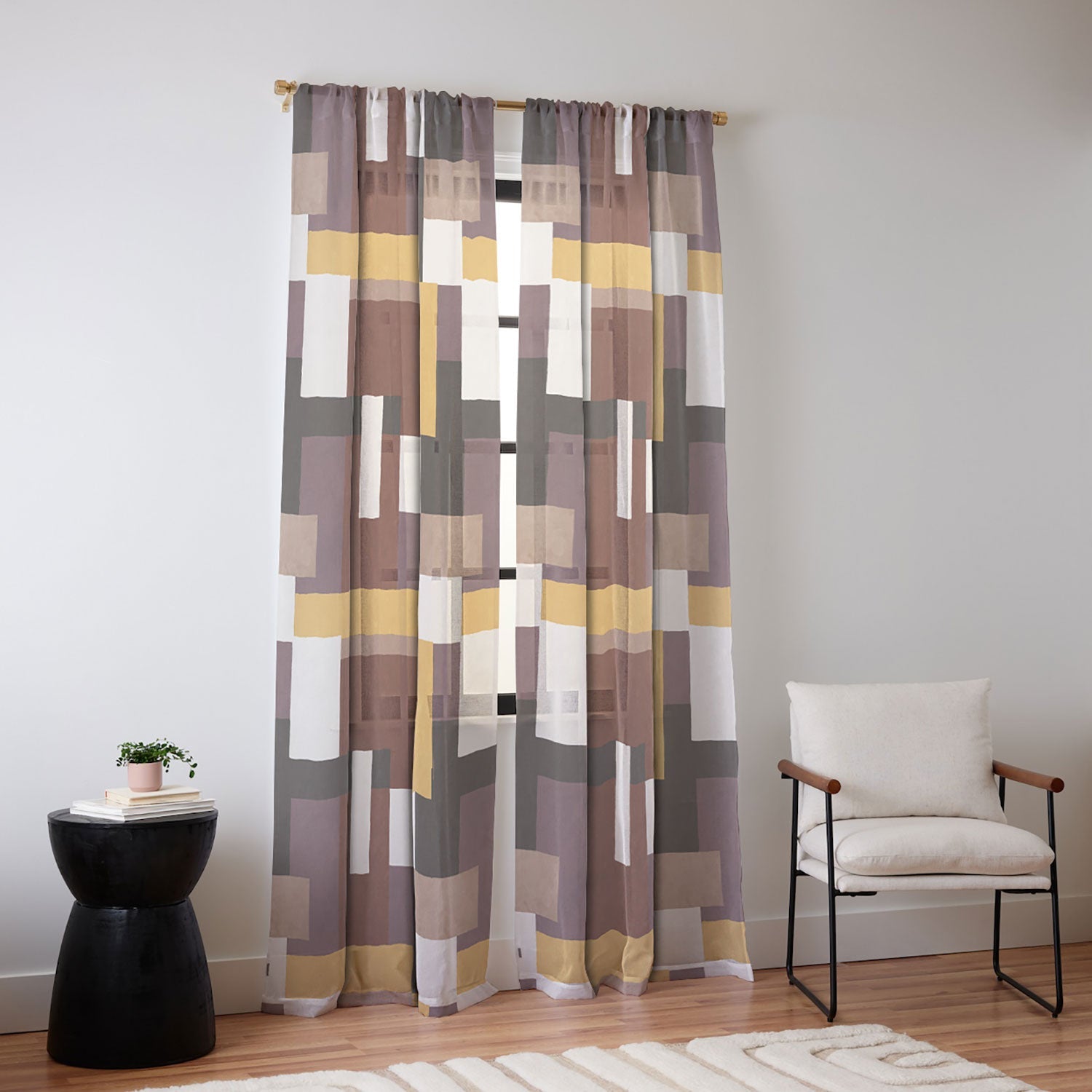 Ninola Design Everyday Artifact Modern Color Block Texture Earthy Sheer Non Repeat