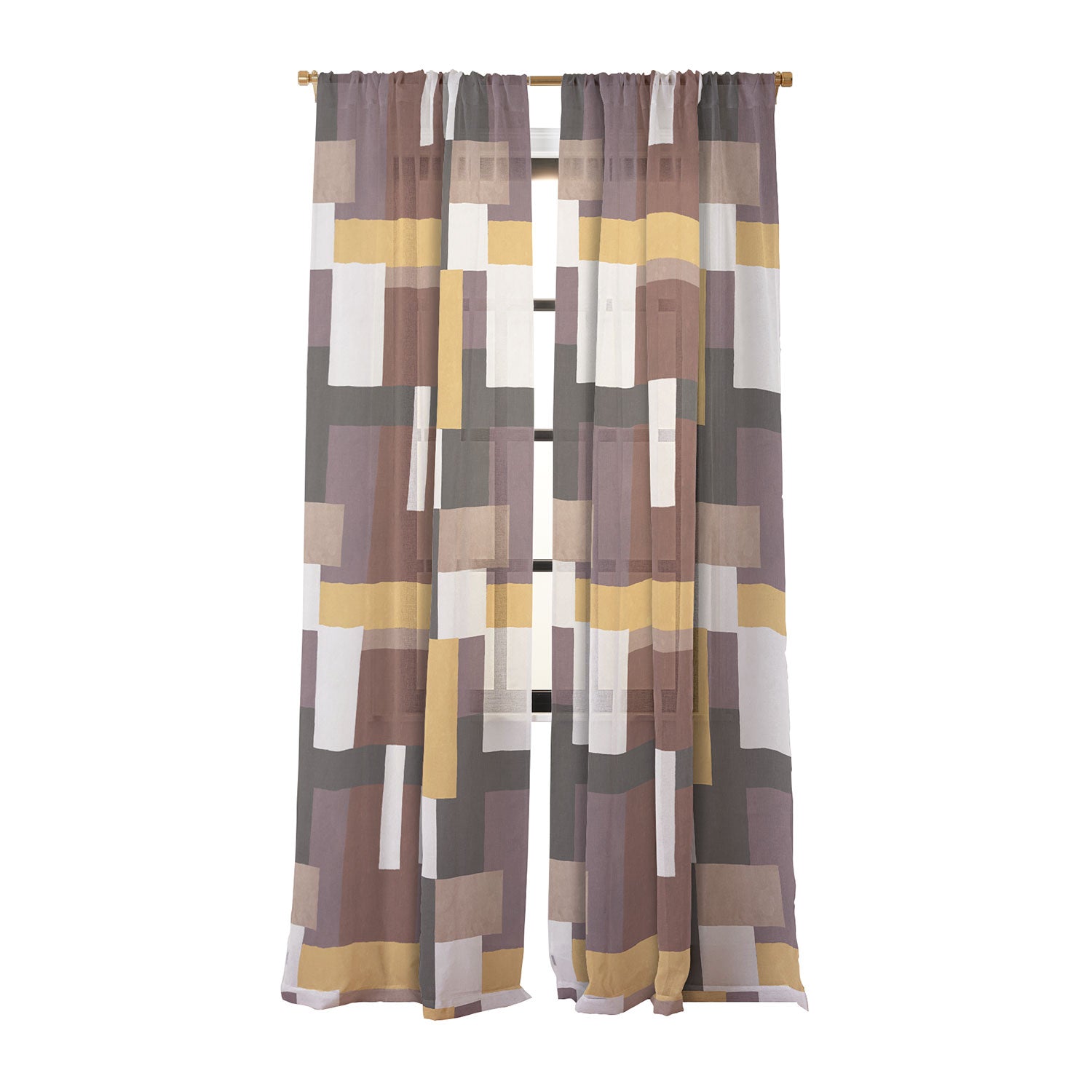 Ninola Design Everyday Artifact Modern Color Block Texture Earthy Sheer Non Repeat