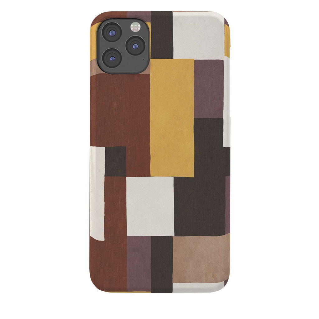 Ninola Design Everyday Artifact Modern Color Block Texture Earthy Phone Case