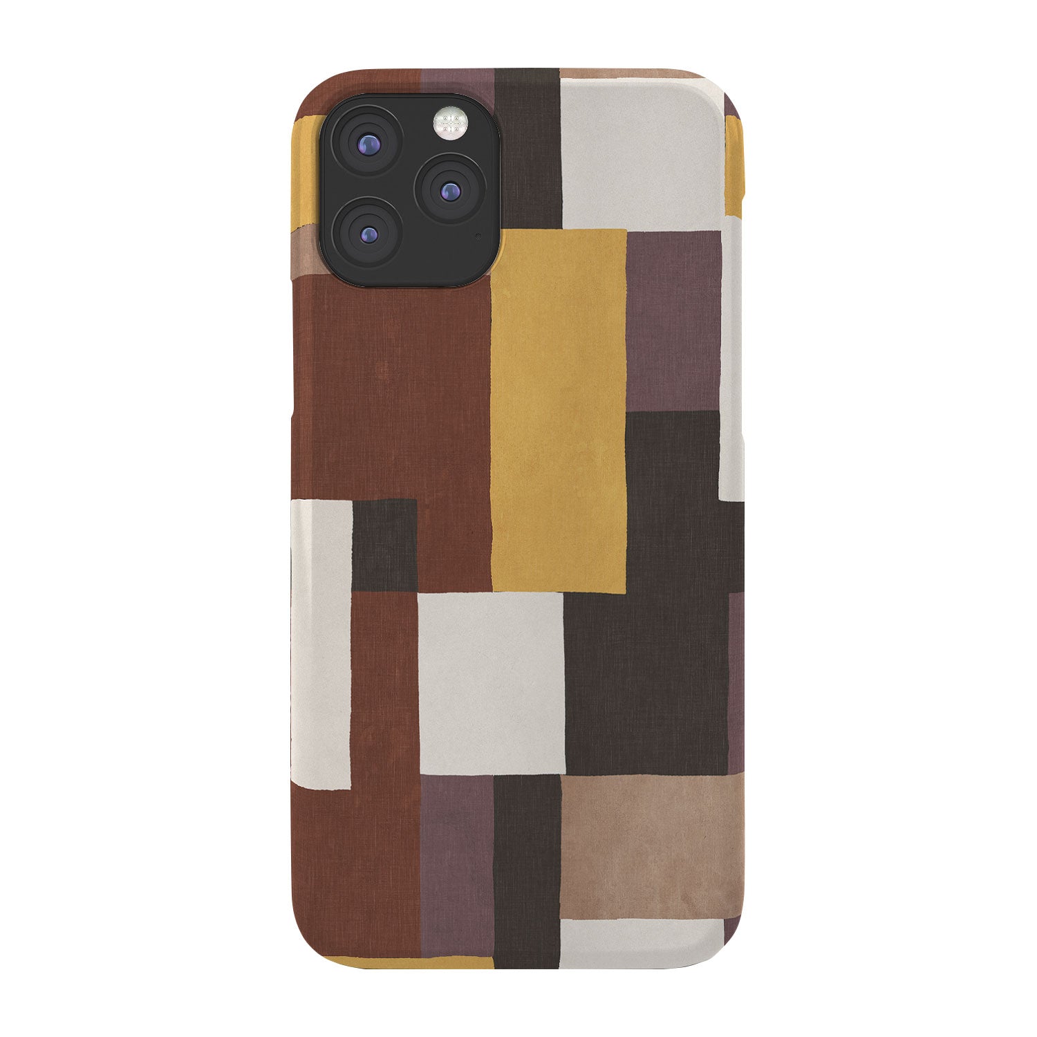 Ninola Design Everyday Artifact Modern Color Block Texture Earthy Phone Case