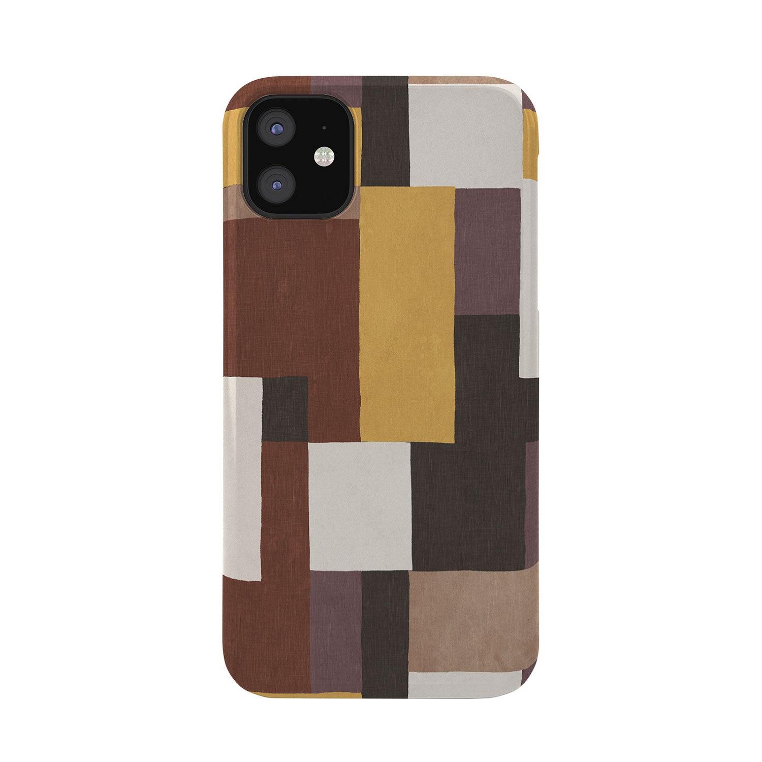 Ninola Design Everyday Artifact Modern Color Block Texture Earthy Phone Case