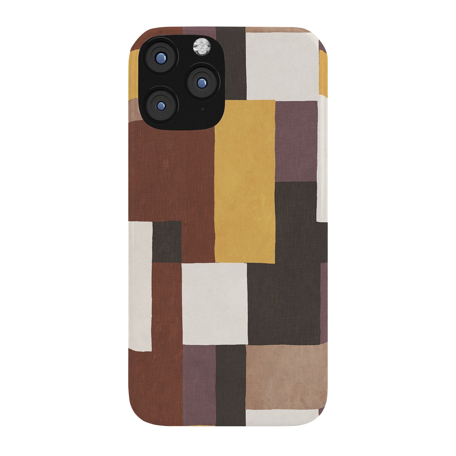Ninola Design Everyday Artifact Modern Color Block Texture Earthy Phone Case