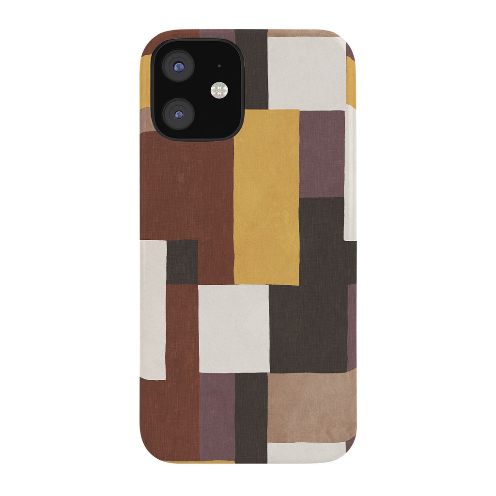 Ninola Design Everyday Artifact Modern Color Block Texture Earthy Phone Case