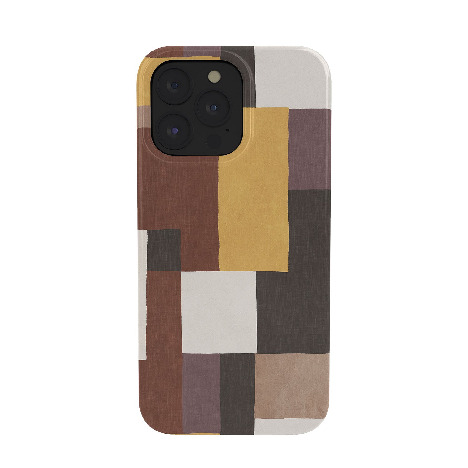Ninola Design Everyday Artifact Modern Color Block Texture Earthy Phone Case
