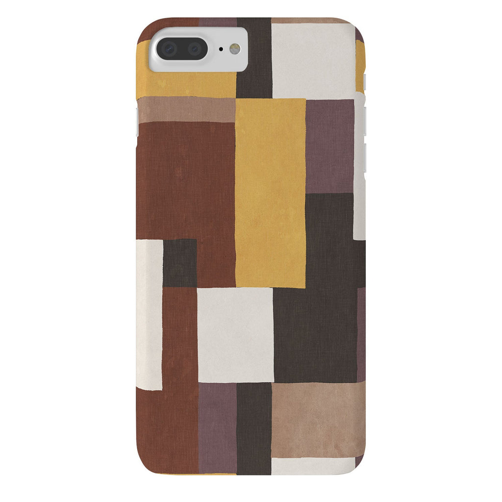 Ninola Design Everyday Artifact Modern Color Block Texture Earthy Phone Case
