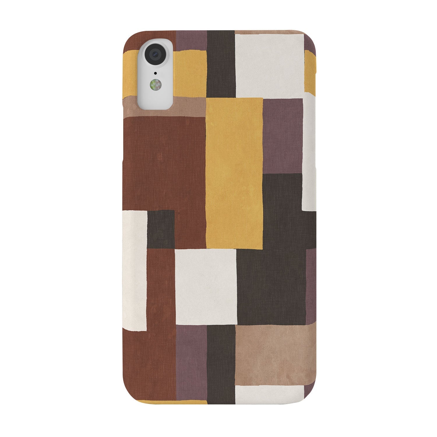 Ninola Design Everyday Artifact Modern Color Block Texture Earthy Phone Case