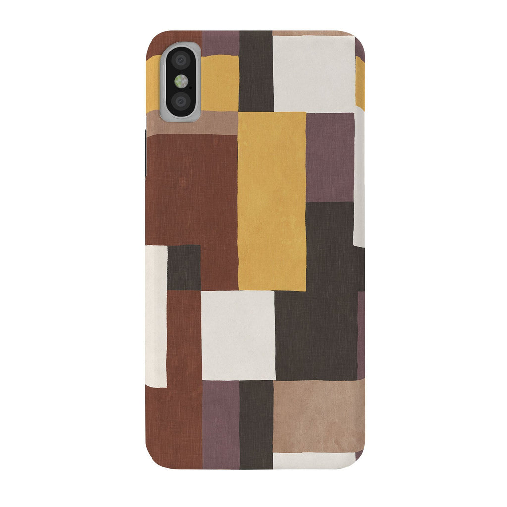 Ninola Design Everyday Artifact Modern Color Block Texture Earthy Phone Case
