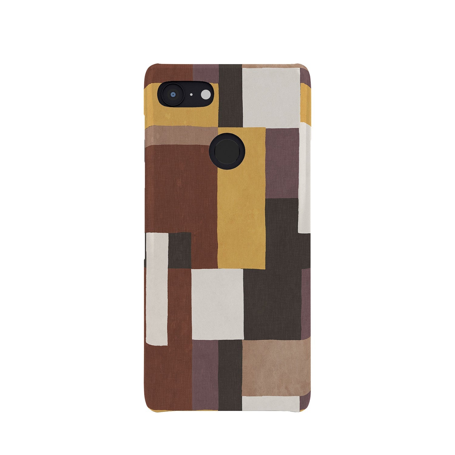 Ninola Design Everyday Artifact Modern Color Block Texture Earthy Phone Case