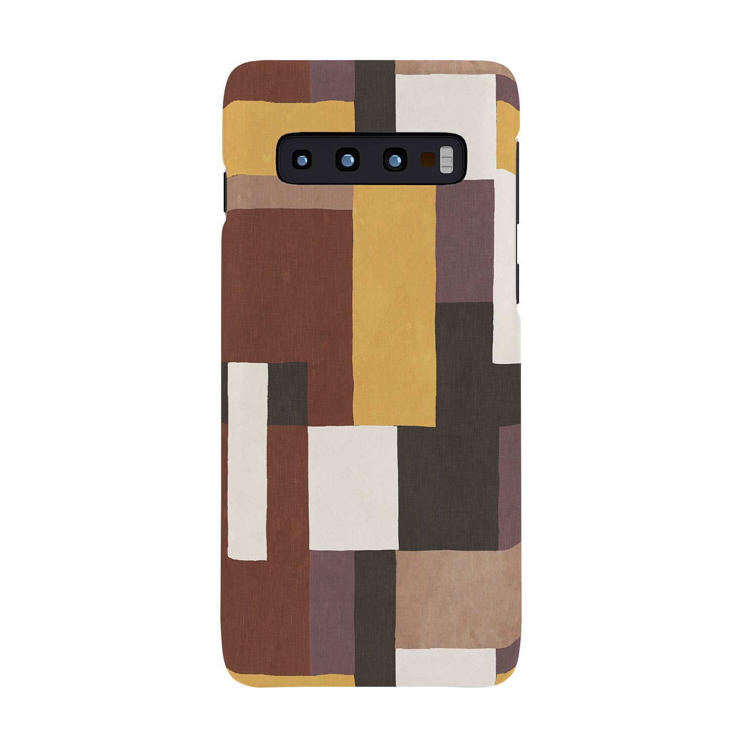 Ninola Design Everyday Artifact Modern Color Block Texture Earthy Phone Case