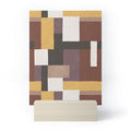 Ninola Design Everyday Artifact Modern Color Block Texture Earthy Mini Art Print