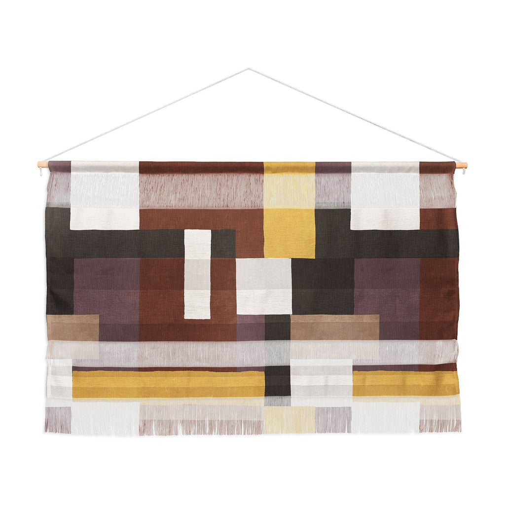 Ninola Design Everyday Artifact Modern Color Block Texture Earthy Wall Hanging Landscape
