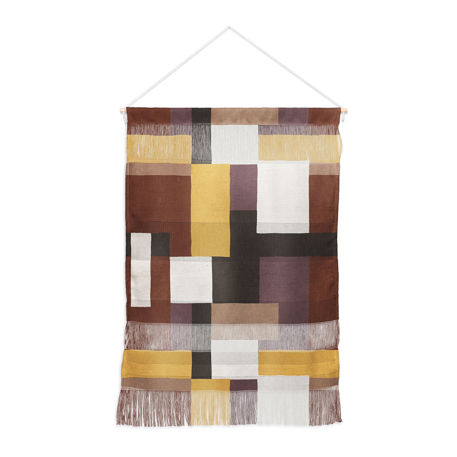 Ninola Design Everyday Artifact Modern Color Block Texture Earthy Wall Hanging Portrait
