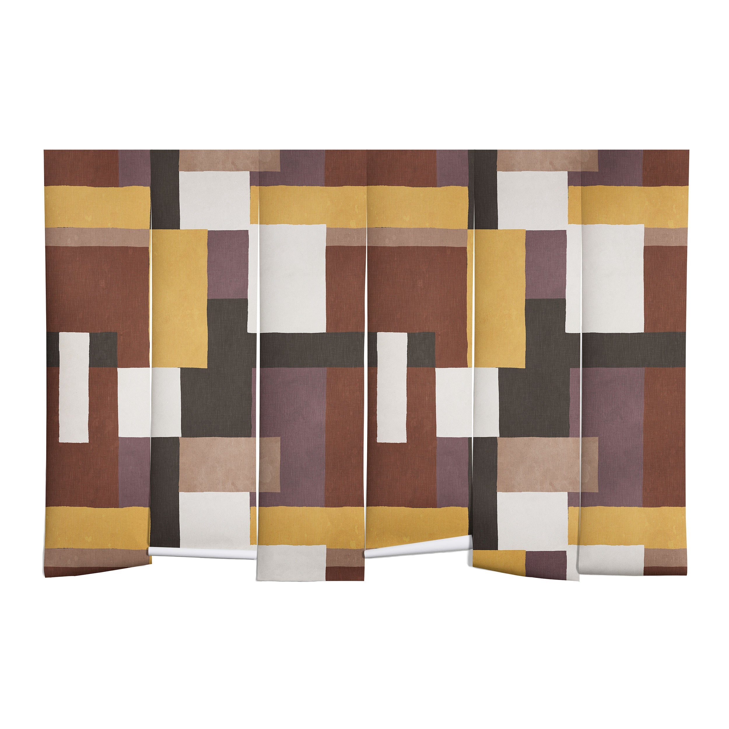 Ninola Design Everyday Artifact Modern Color Block Texture Earthy Wall Mural