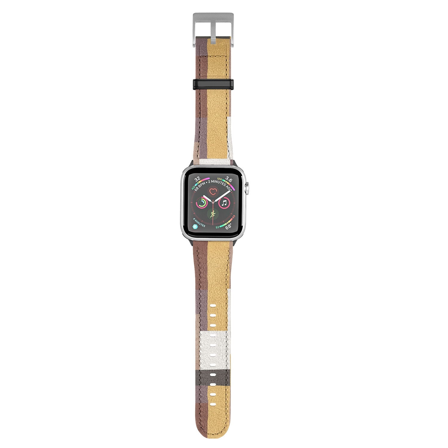 Ninola Design Everyday Artifact Modern Color Block Texture Earthy Apple Watch Band