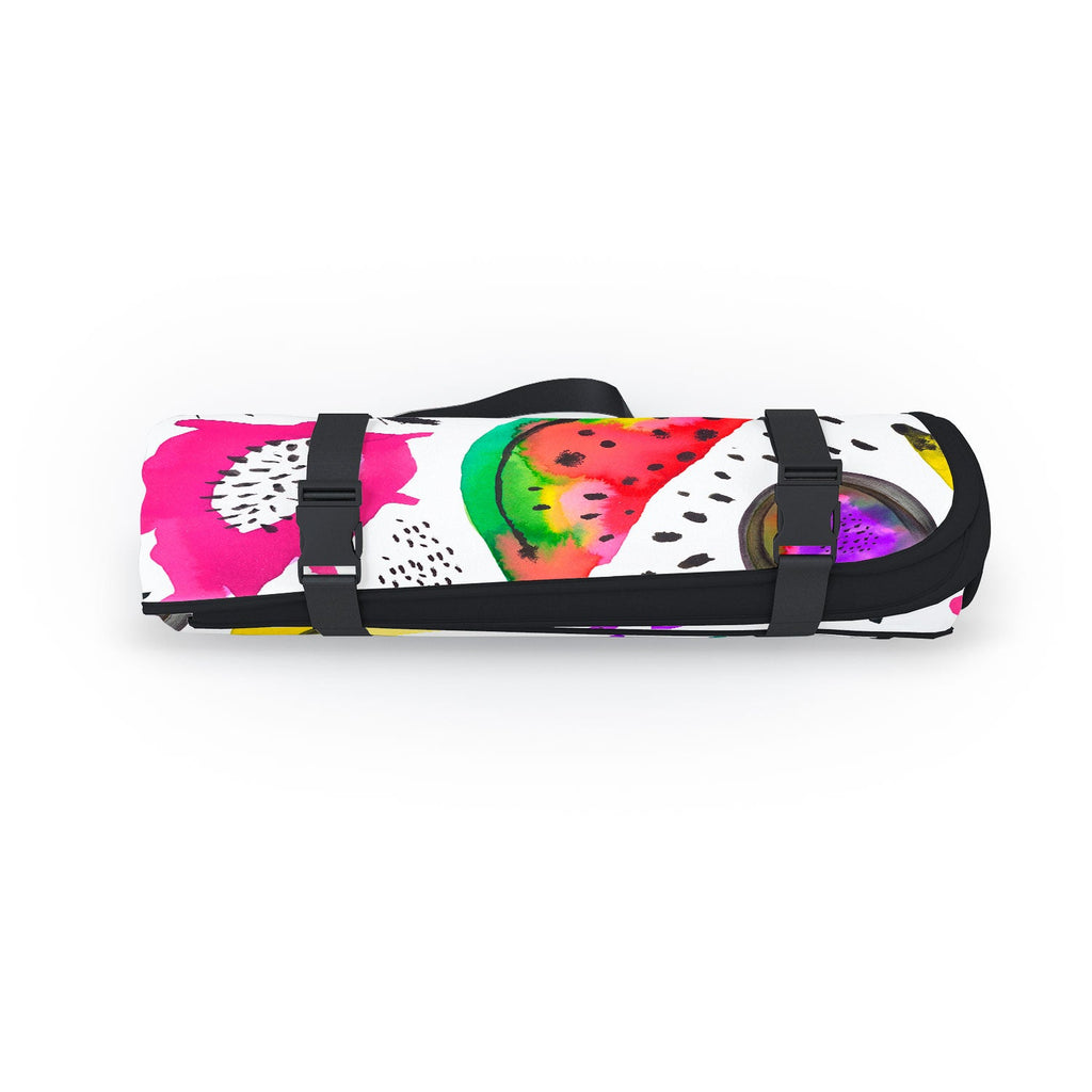 Ninola Design Fruits Pitaya Papaya Pawpaw Picnic Blanket