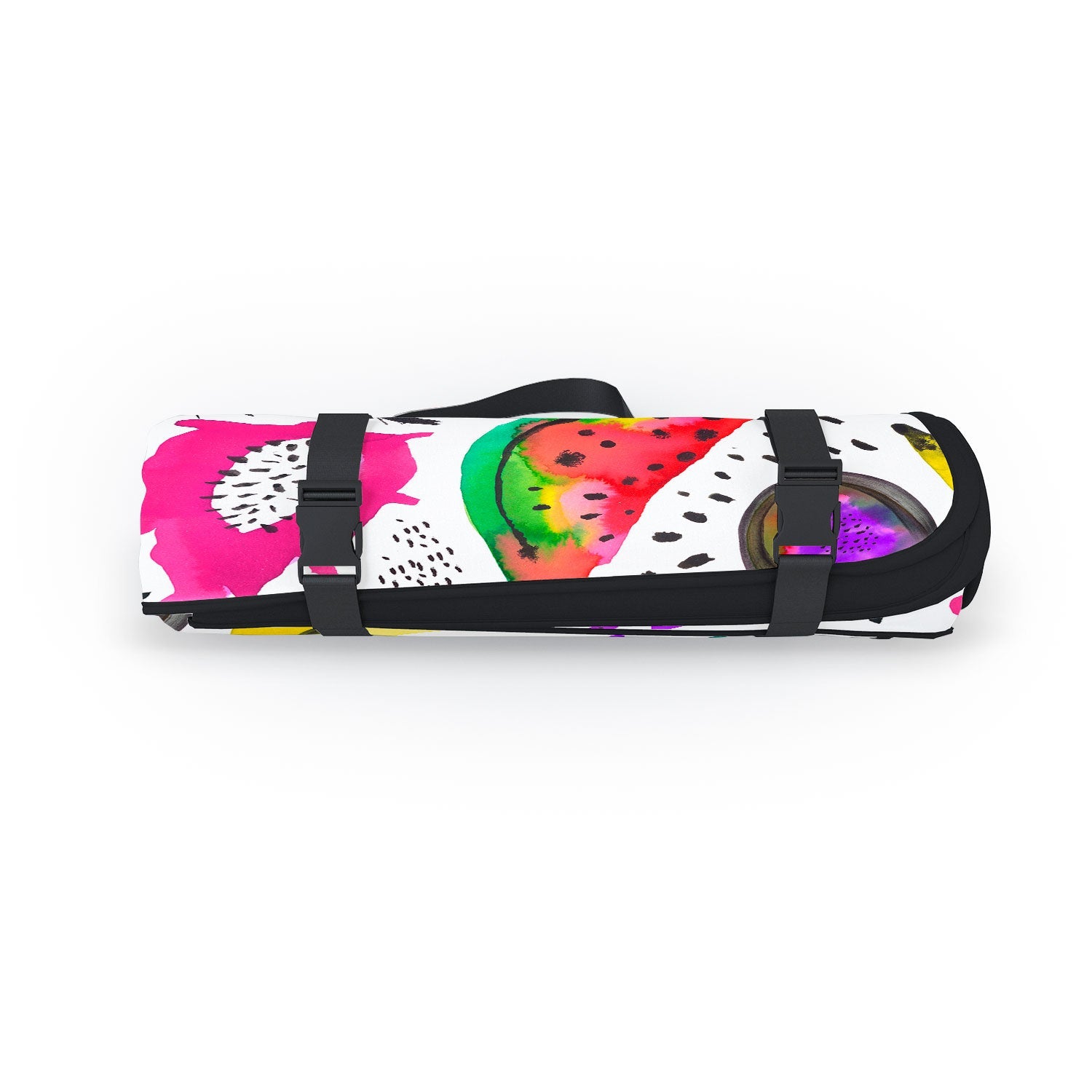 Ninola Design Fruits Pitaya Papaya Pawpaw Picnic Blanket