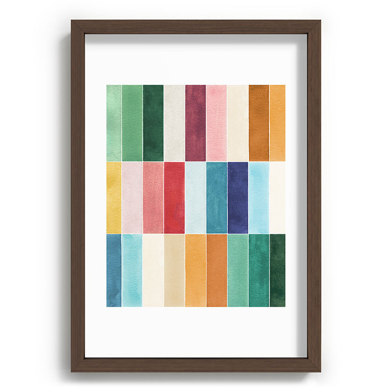 Ninola Design Modern Craft Rectangular Colorful Tiles Color Utopia Recessed Framing Rectangle