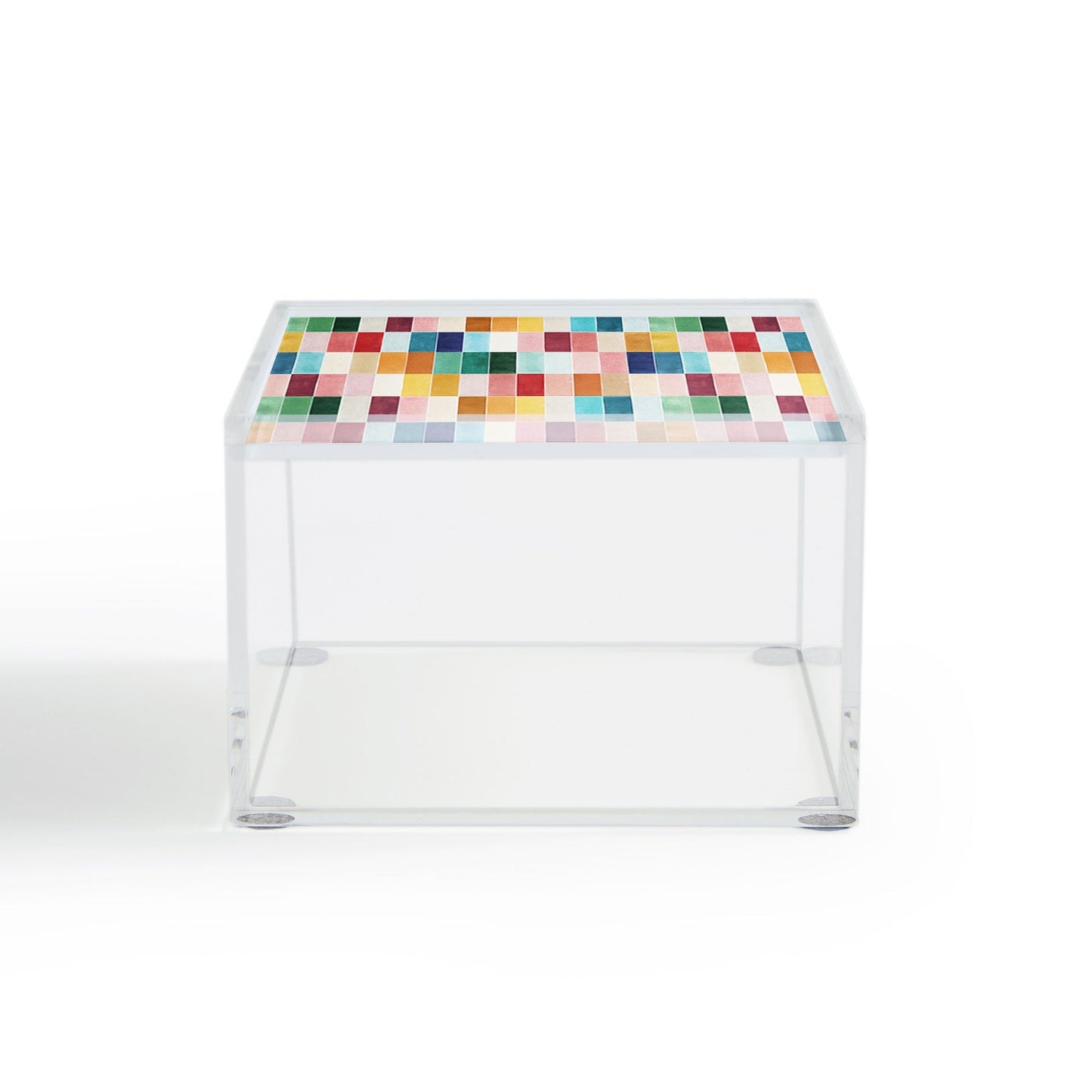 Ninola Design Modern Craft Rectangular Colorful Tiles Color Utopia Acrylic Box