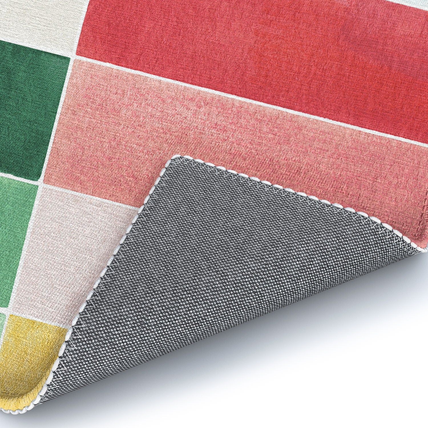 Ninola Design Modern Craft Rectangular Colorful Tiles Color Utopia Area Rug