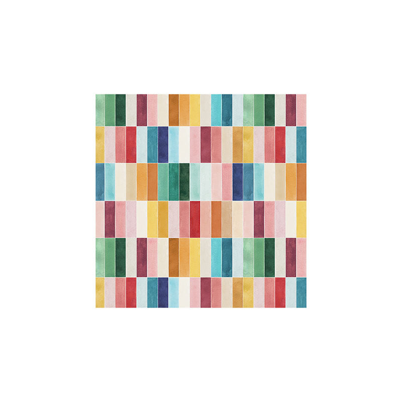 Ninola Design Modern Craft Rectangular Colorful Tiles Color Utopia Art Print